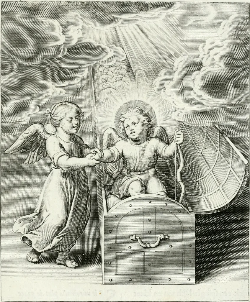 An illustration from Amoris divini emblemata, 1660, leaf 30
