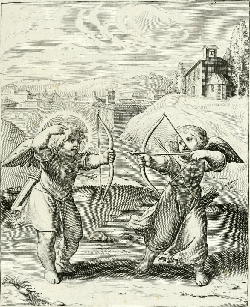 An illustration from Amoris divini emblemata, 1660, leaf 38