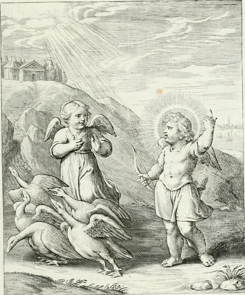 An illustration from Amoris divini emblemata, 1660, leaf 58