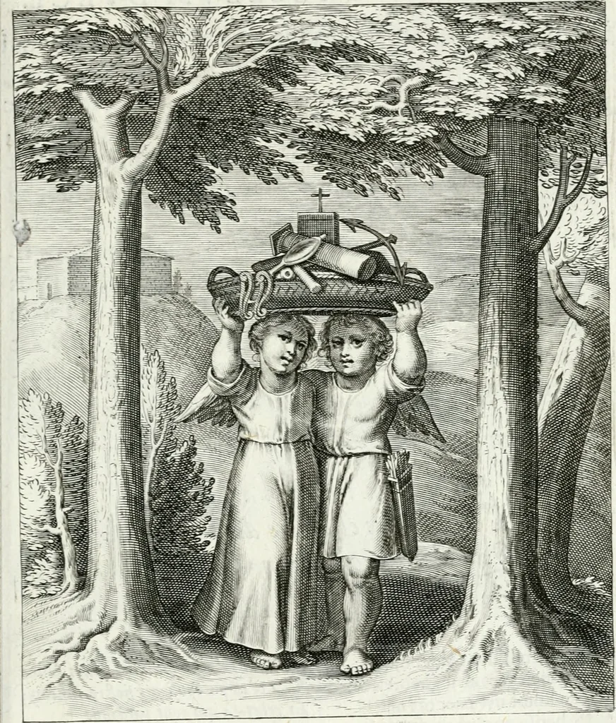 An illustration from Amoris divini emblemata, 1660, leaf 66