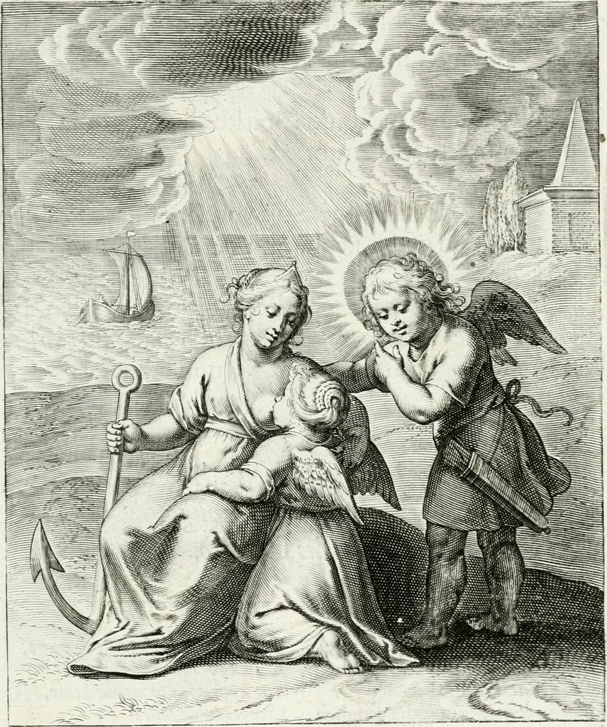An illustration from Amoris divini emblemata, 1660, leaf 72