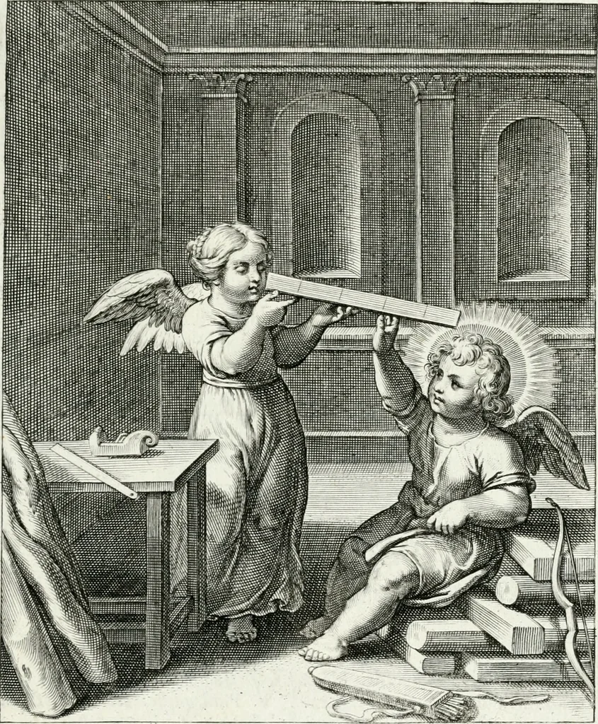 An illustration from Amoris divini emblemata, 1660, leaf 76