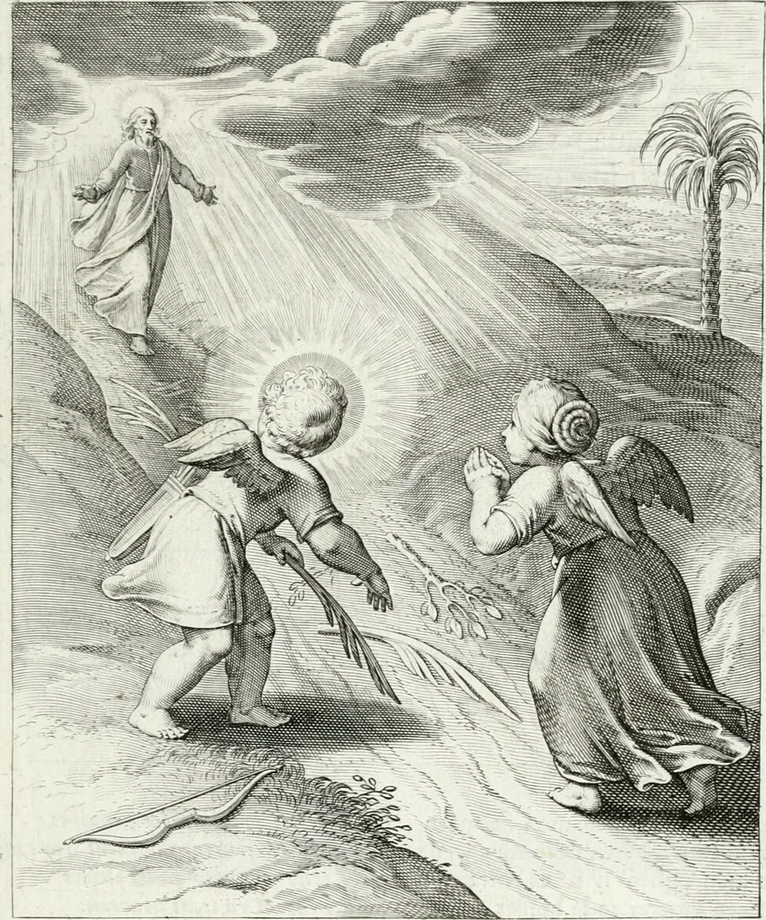An illustration from Amoris divini emblemata, 1660, leaf 78