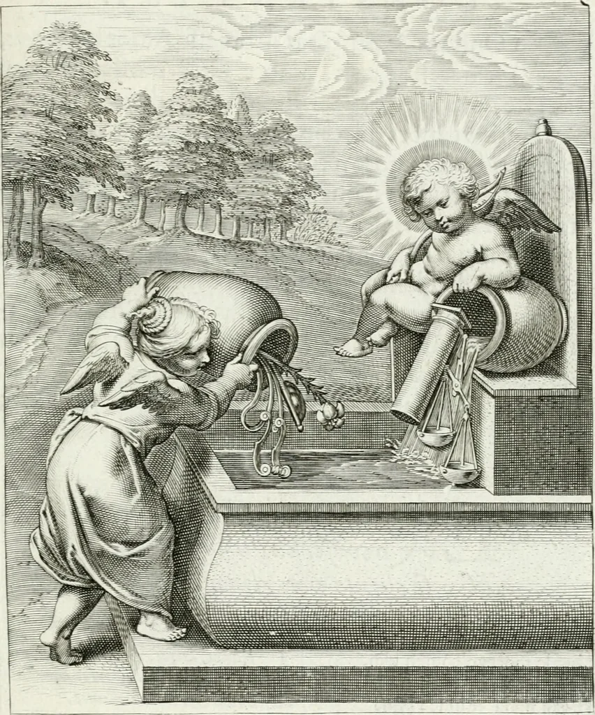 An illustration from Amoris divini emblemata, 1660, leaf 80