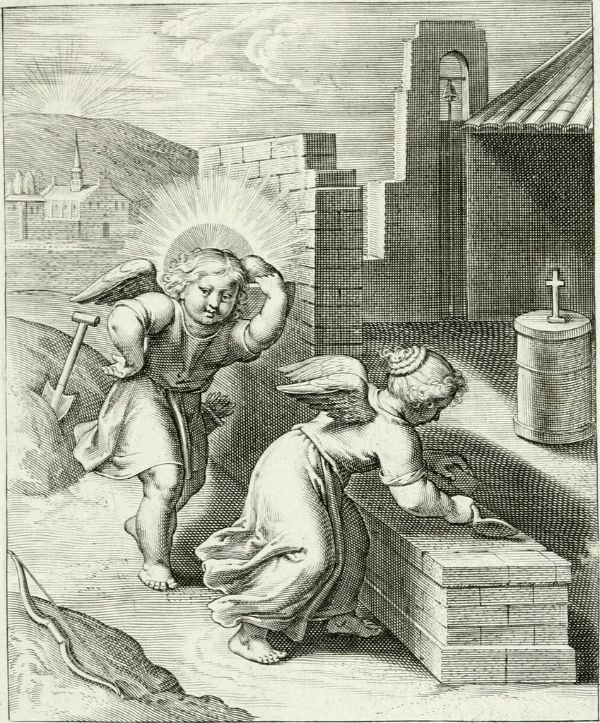 An illustration from Amoris divini emblemata, 1660, leaf 84