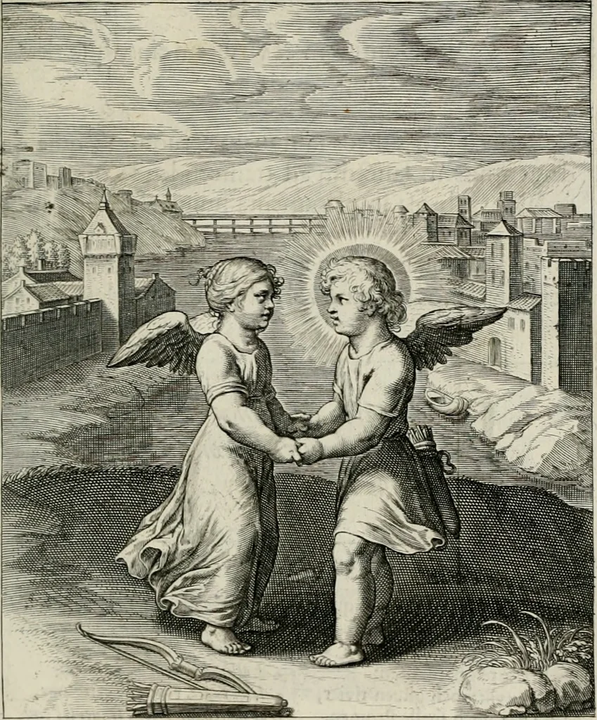 An illustration from Amoris divini emblemata, 1660, leaf 106