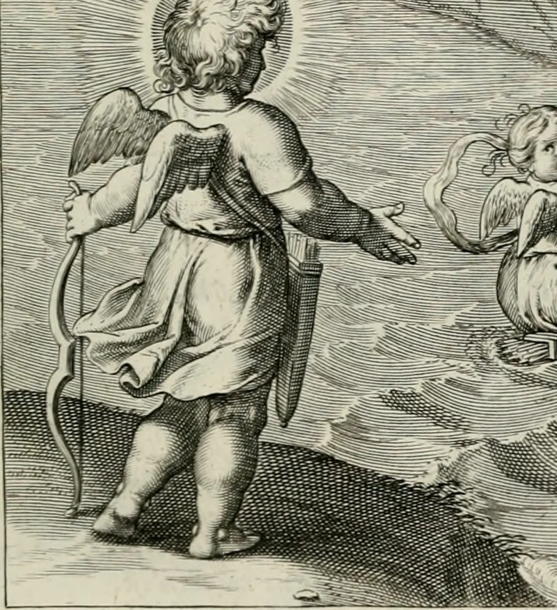 An illustration from Amoris divini emblemata, 1660, leaf 108