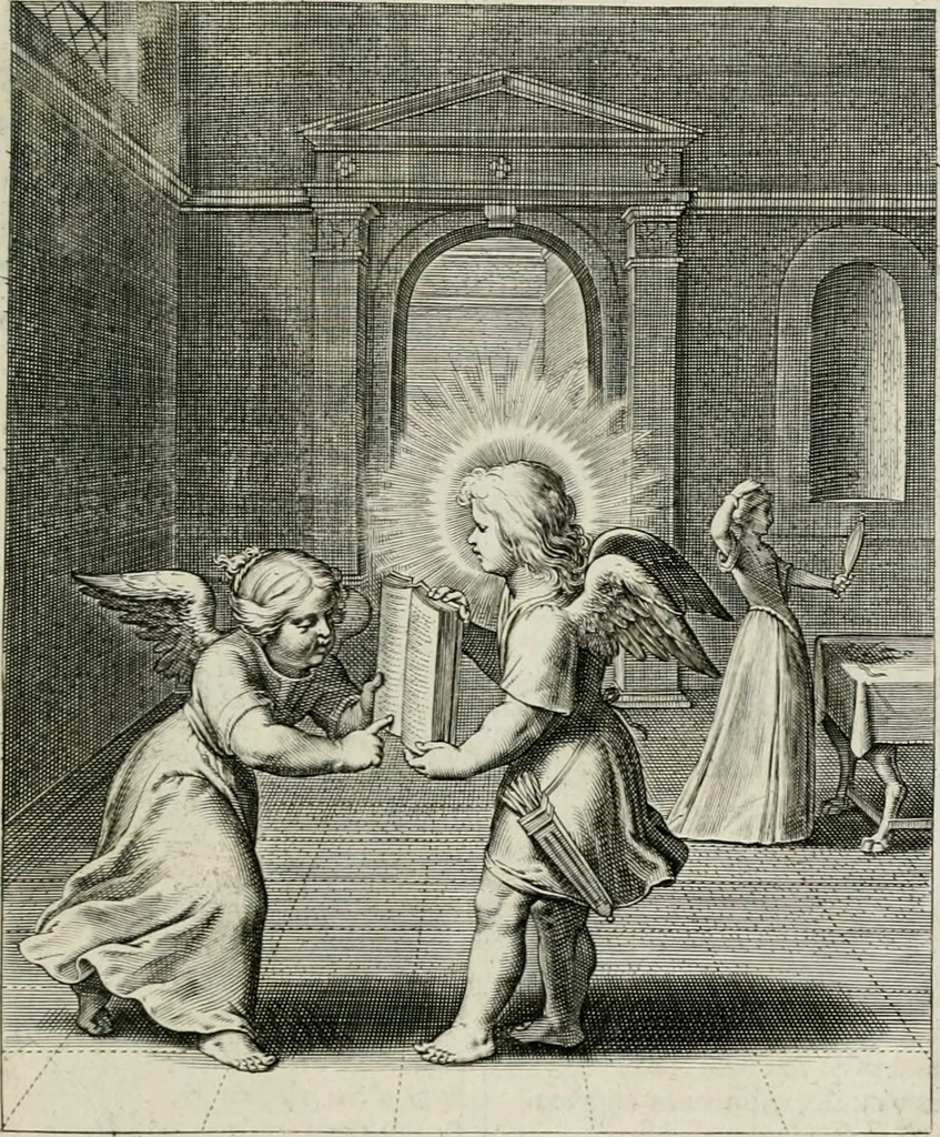 An illustration from Amoris divini emblemata, 1660, leaf 120