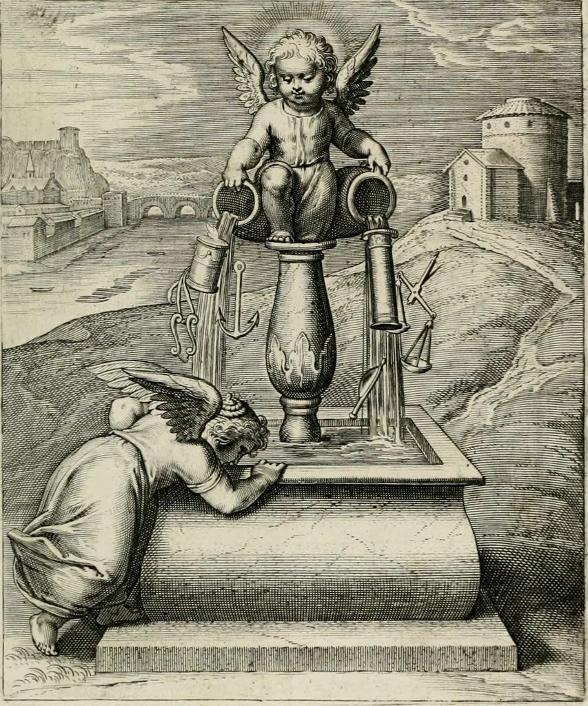 An illustration from Amoris divini emblemata, 1660, leaf 126