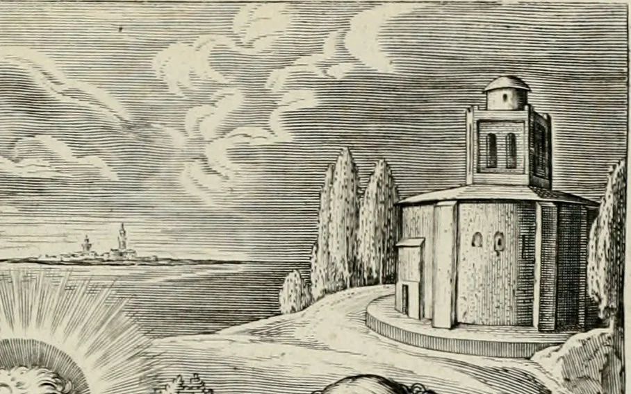 An illustration from Amoris divini emblemata, 1660, leaf 40