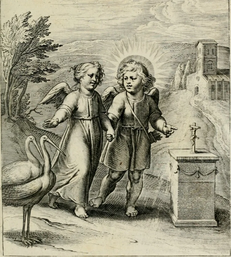 An illustration from Amoris divini emblemata, 1660, leaf 48