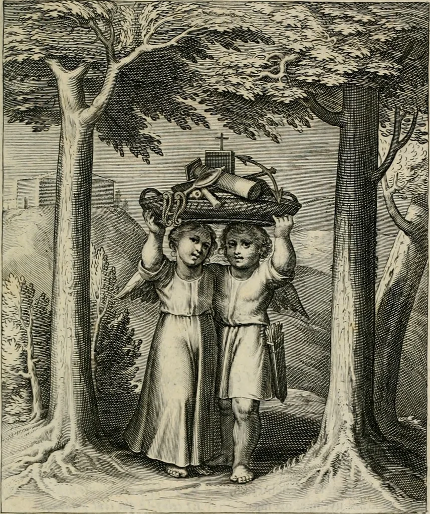 An illustration from Amoris divini emblemata, 1660, leaf 66