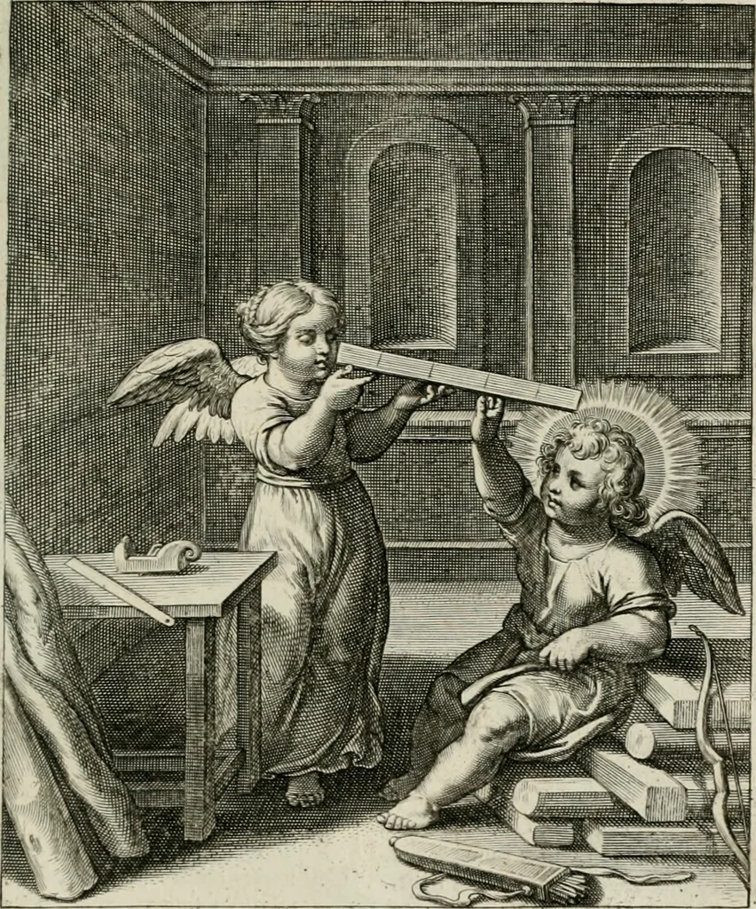 An illustration from Amoris divini emblemata, 1660, leaf 76