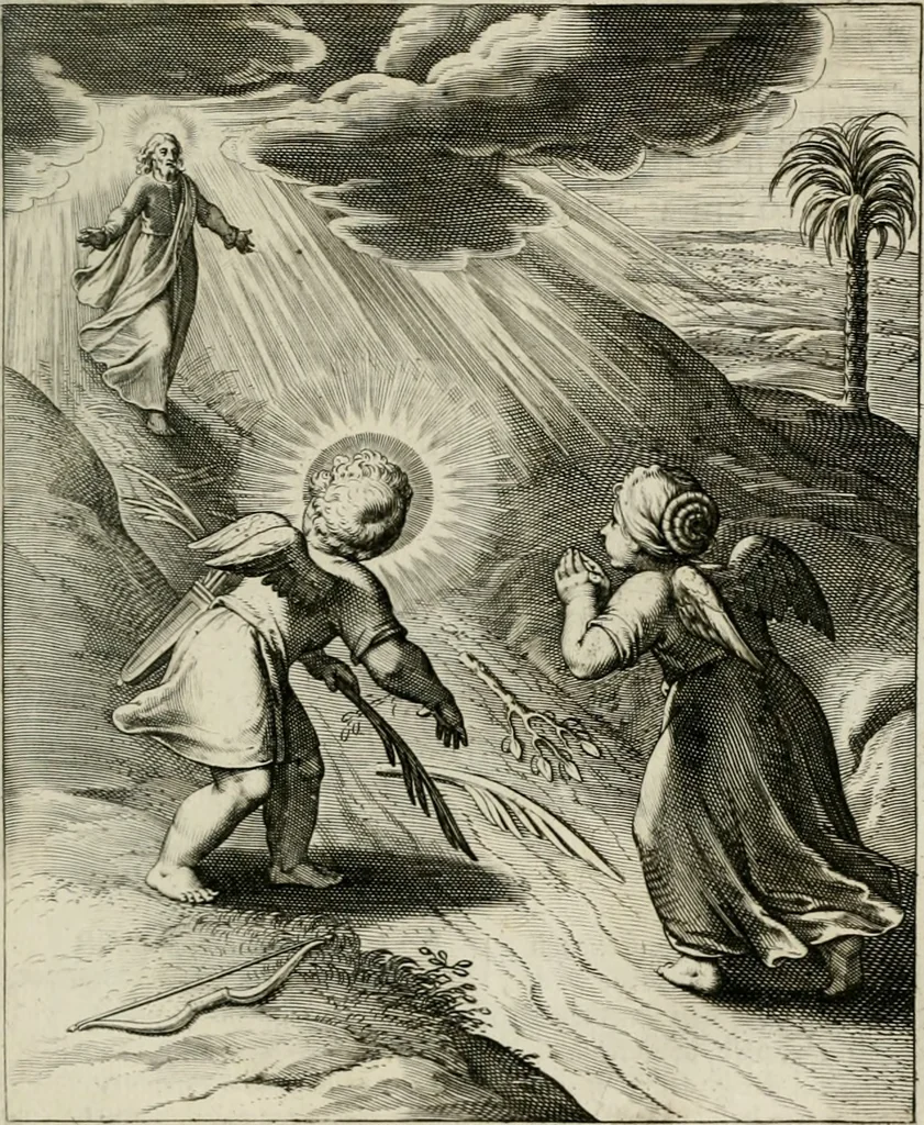 An illustration from Amoris divini emblemata, 1660, leaf 78