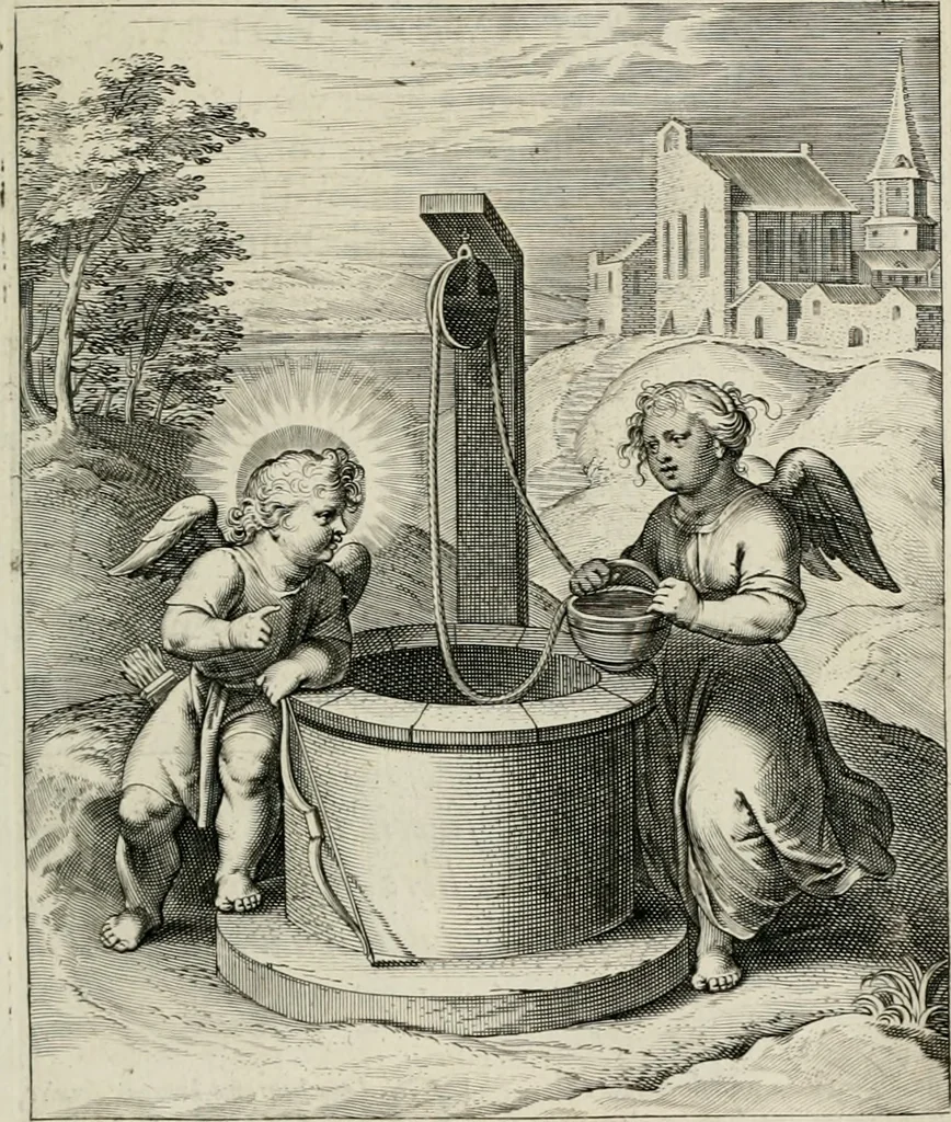 An illustration from Amoris divini emblemata, 1660, leaf 90