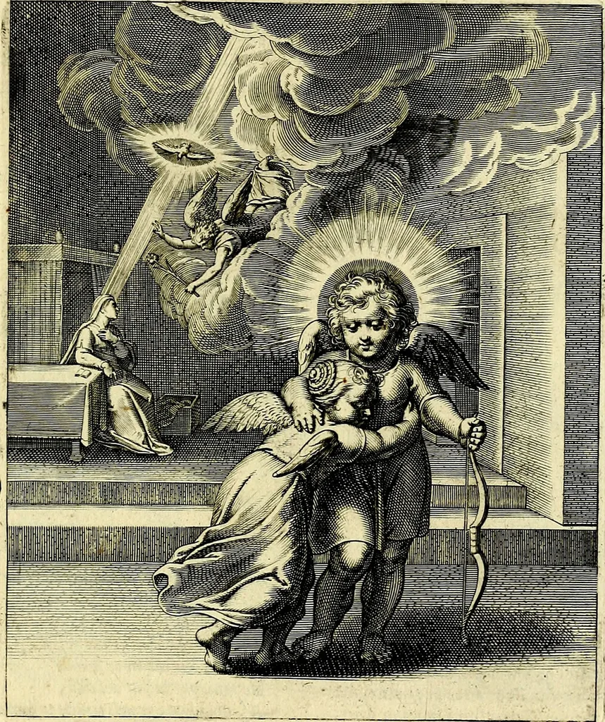 An illustration from Amoris divini emblemata, stvdio et aere Othonis Væni concinnata, 1660, leaf 124