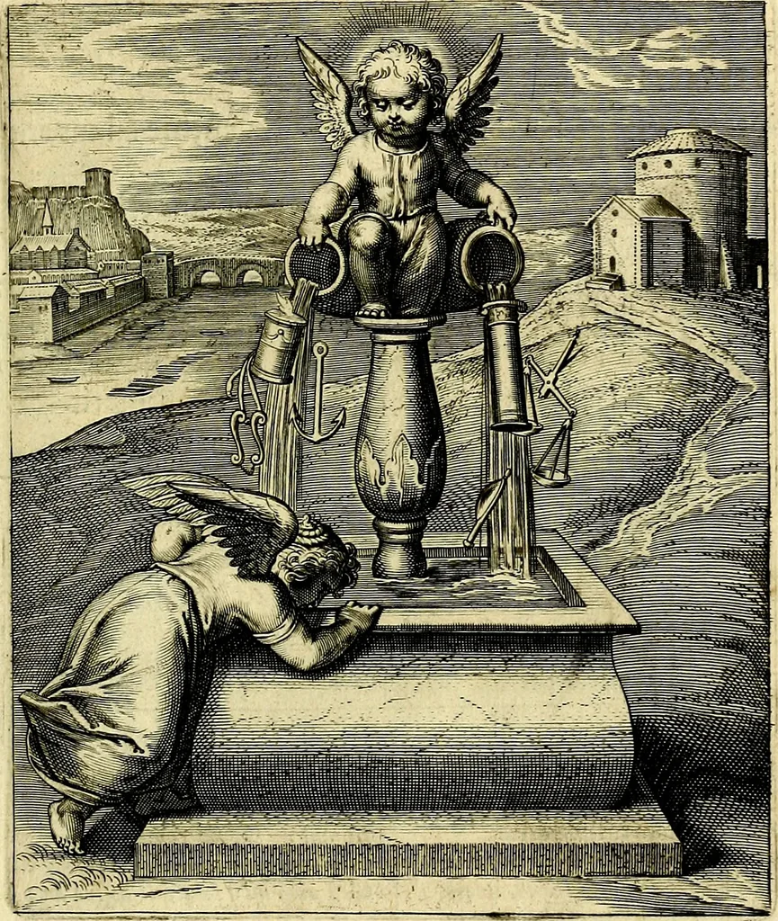 An illustration from Amoris divini emblemata, stvdio et aere Othonis Væni concinnata, 1660, leaf 126