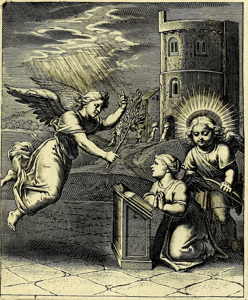 An illustration from Amoris divini emblemata, stvdio et aere Othonis Væni concinnata, 1660, leaf 26