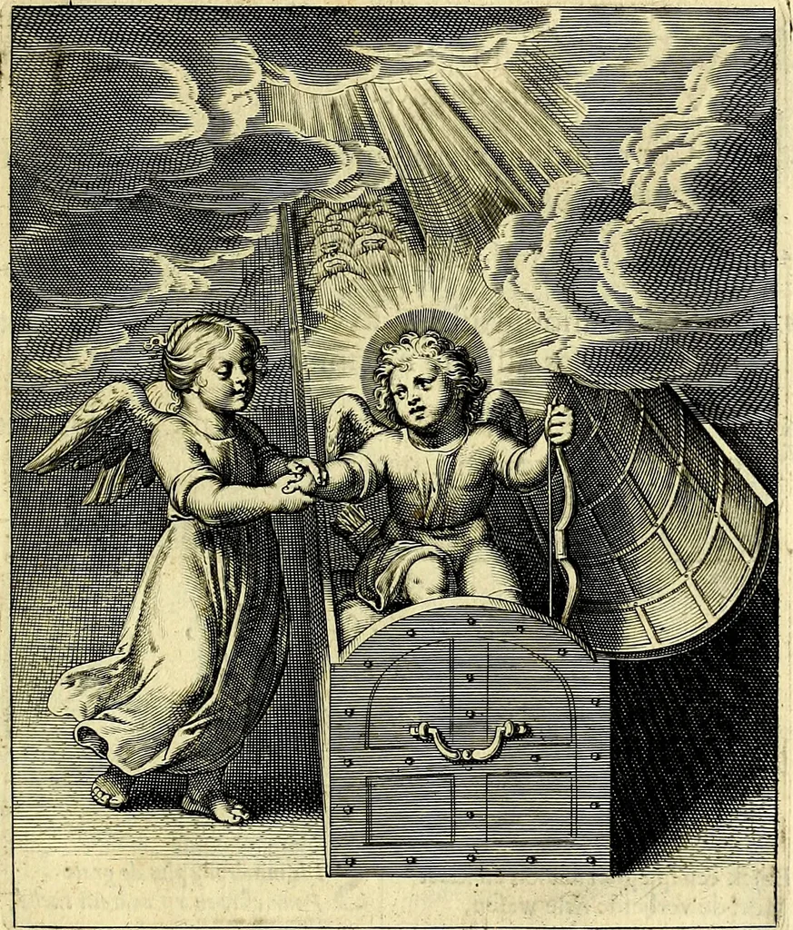 An illustration from Amoris divini emblemata, stvdio et aere Othonis Væni concinnata, 1660, leaf 30