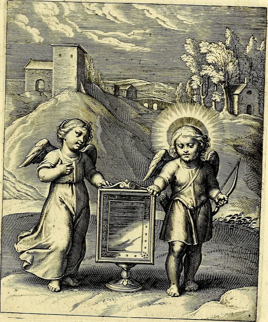 An illustration from Amoris divini emblemata, stvdio et aere Othonis Væni concinnata, 1660, leaf 32