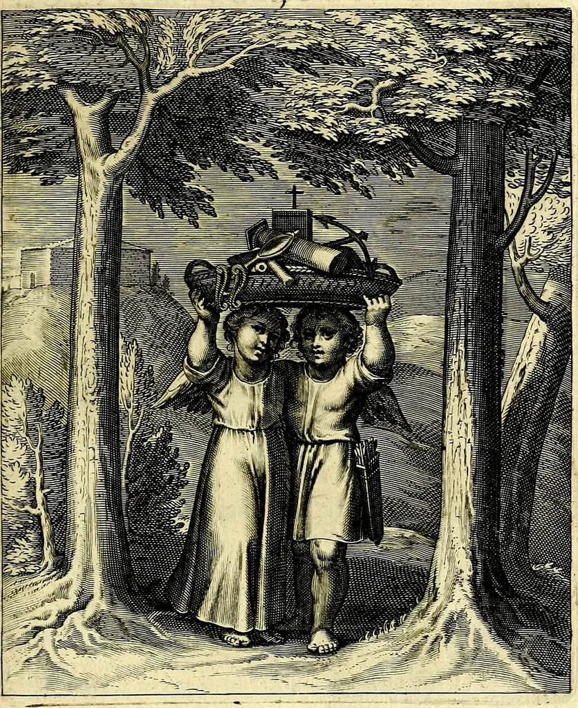 An illustration from Amoris divini emblemata, stvdio et aere Othonis Væni concinnata, 1660, leaf 66