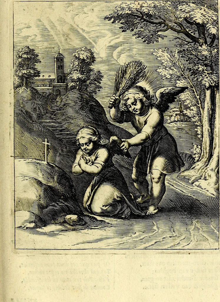 An illustration from Amoris divini emblemata, stvdio et aere Othonis Væni concinnata, 1660, leaf 68