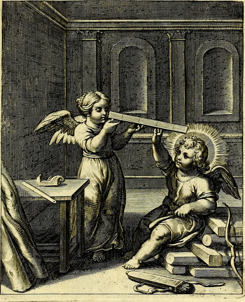 An illustration from Amoris divini emblemata, stvdio et aere Othonis Væni concinnata, 1660, leaf 76