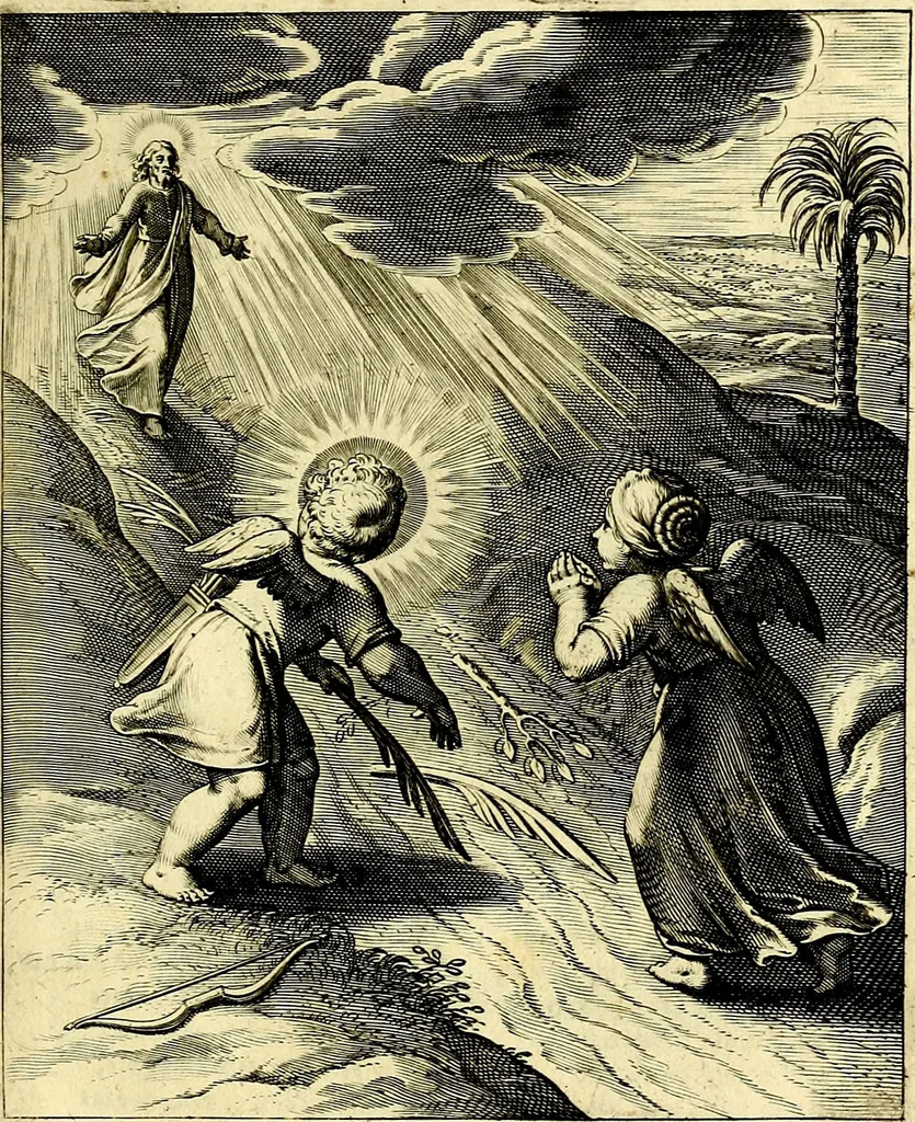 An illustration from Amoris divini emblemata, stvdio et aere Othonis Væni concinnata, 1660, leaf 78