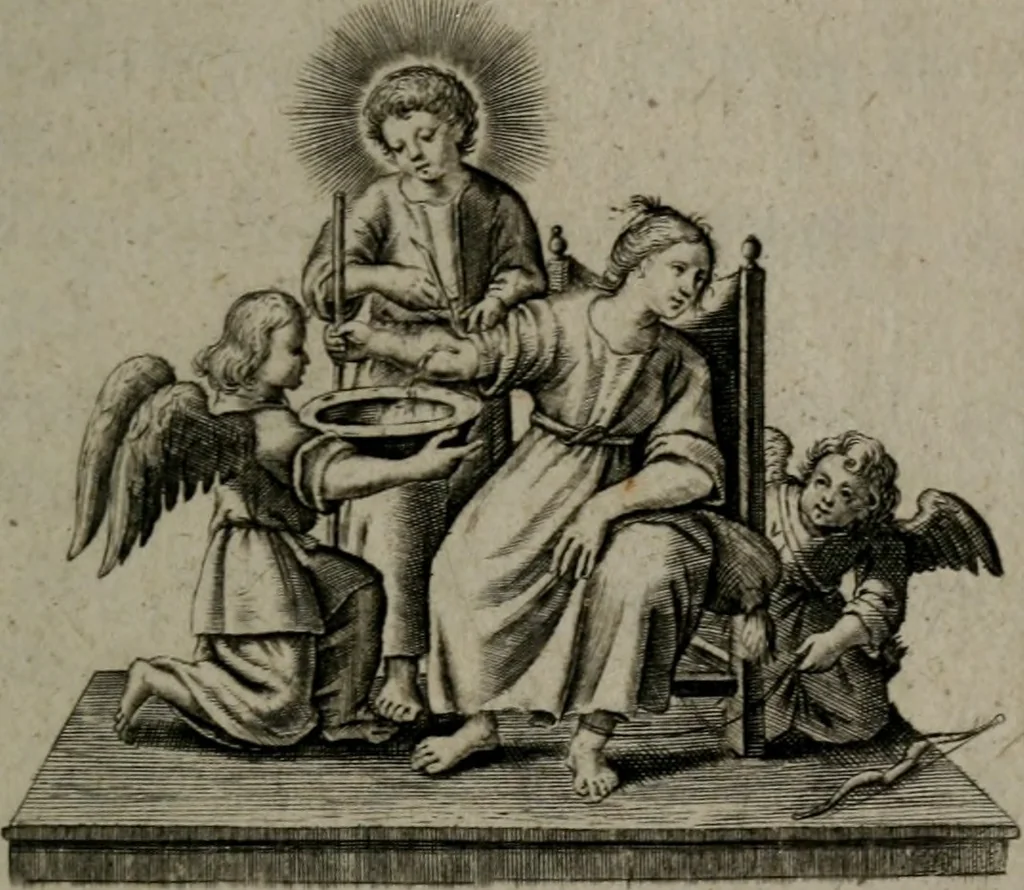 An illustration from Amoris divini et humani antipathia, sive effectus varij, e varijs Sacrae Scripturae locis deprompti, elblematis suis expressi ..., 1629, leaf 146