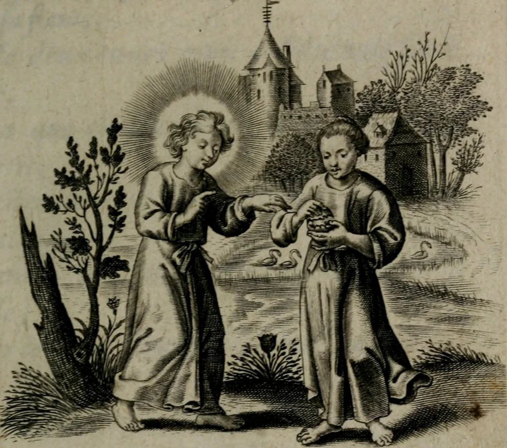 An illustration from Amoris divini et humani antipathia, sive effectus varij, e varijs Sacrae Scripturae locis deprompti, elblematis suis expressi ..., 1629, leaf 170