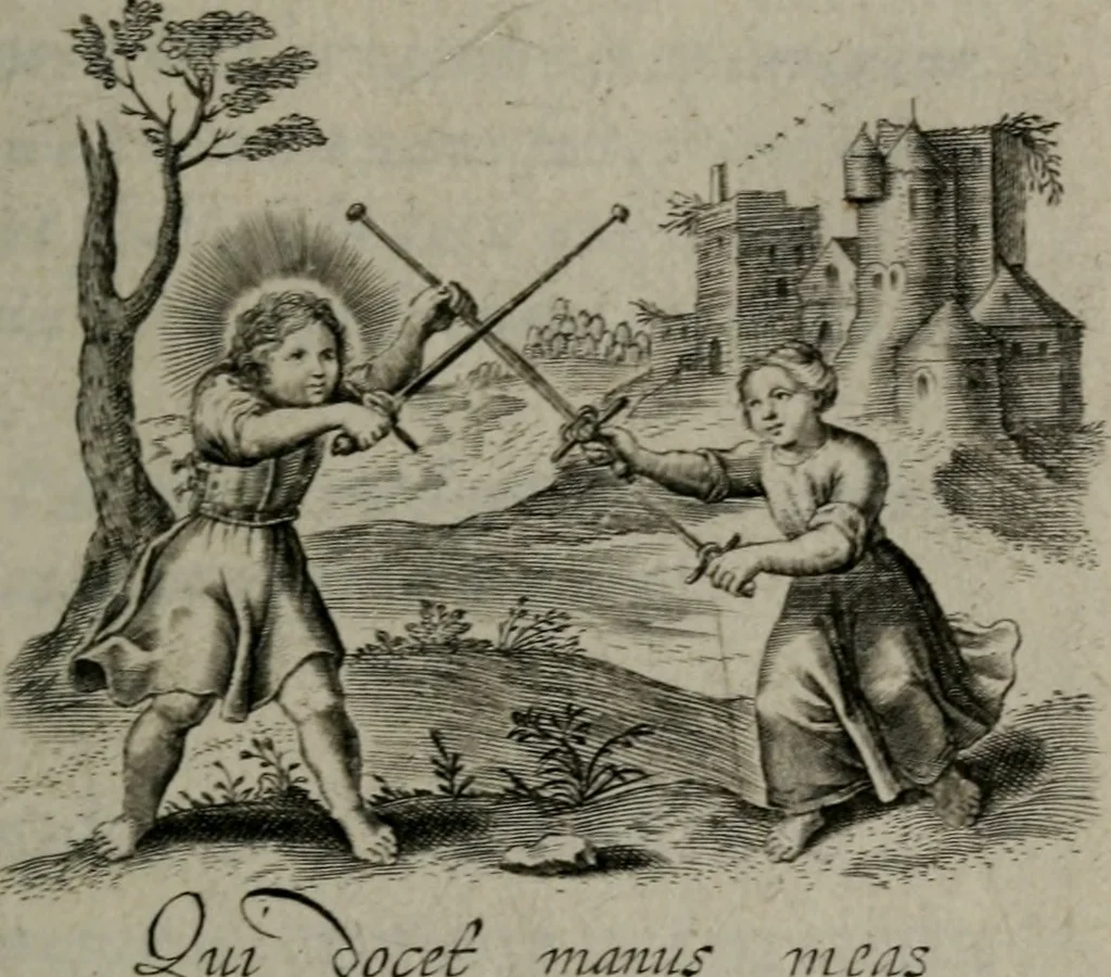 An illustration from Amoris divini et humani antipathia, sive effectus varij, e varijs Sacrae Scripturae locis deprompti, elblematis suis expressi ..., 1629, leaf 226