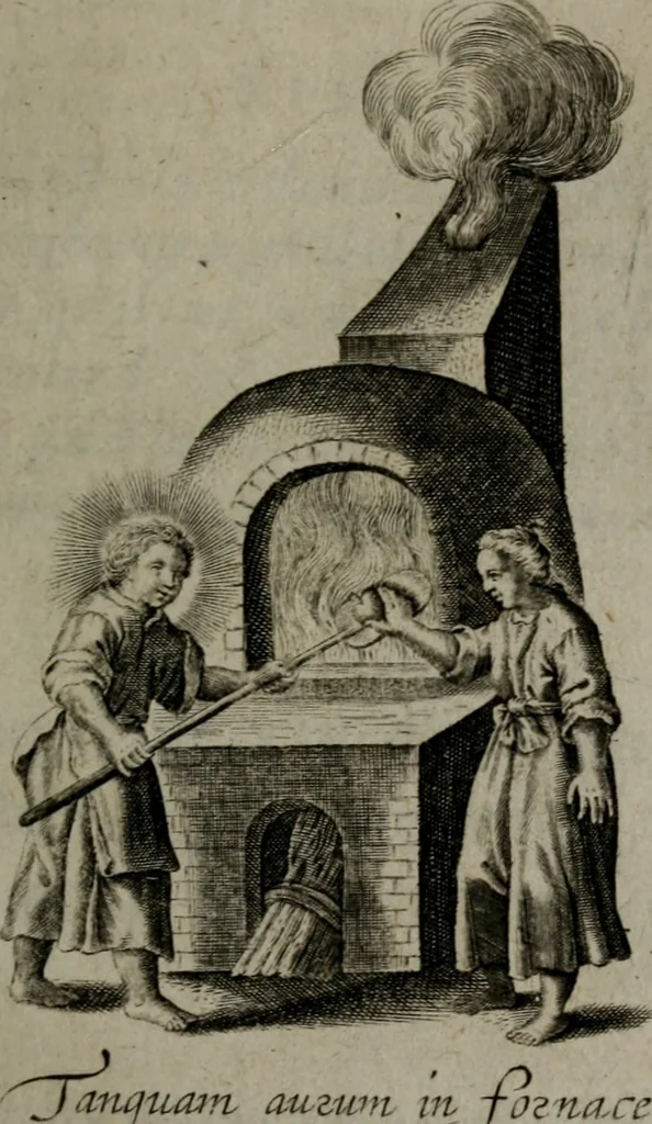 An illustration from Amoris divini et humani antipathia, sive effectus varij, e varijs Sacrae Scripturae locis deprompti, elblematis suis expressi ..., 1629, leaf 238