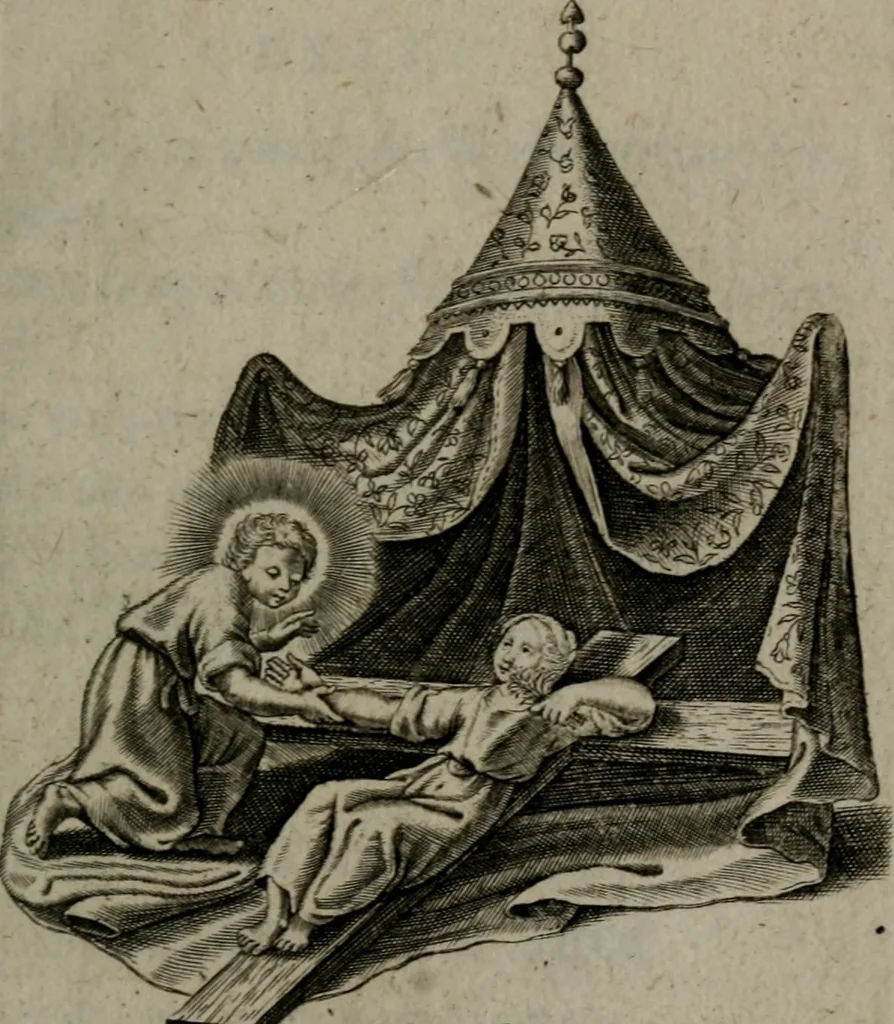 An illustration from Amoris divini et humani antipathia, sive effectus varij, e varijs Sacrae Scripturae locis deprompti, elblematis suis expressi ..., 1629, leaf 272
