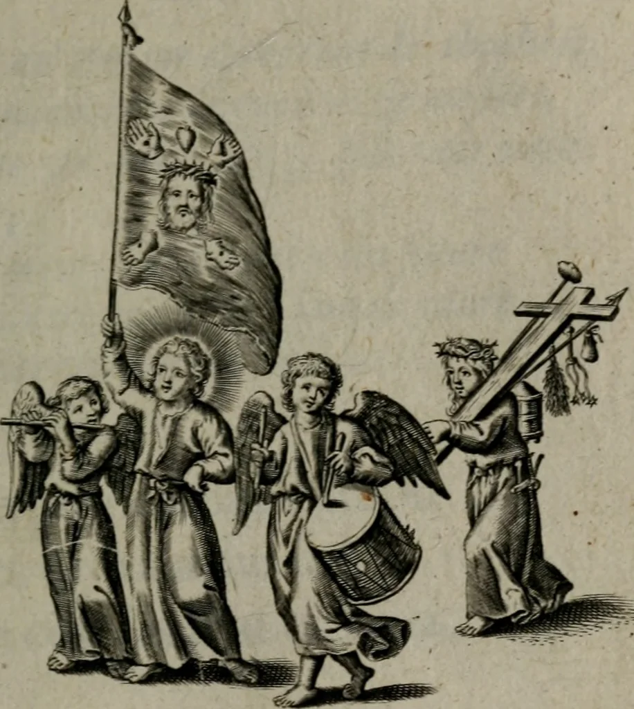 An illustration from Amoris divini et humani antipathia, sive effectus varij, e varijs Sacrae Scripturae locis deprompti, elblematis suis expressi ..., 1629, leaf 288