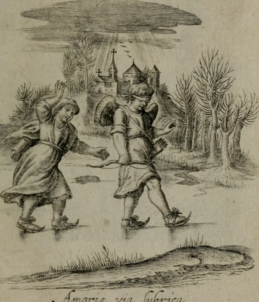 An illustration from Amoris divini et humani antipathia, sive effectus varij, e varijs Sacrae Scripturae locis deprompti, elblematis suis expressi ..., 1629, leaf 358