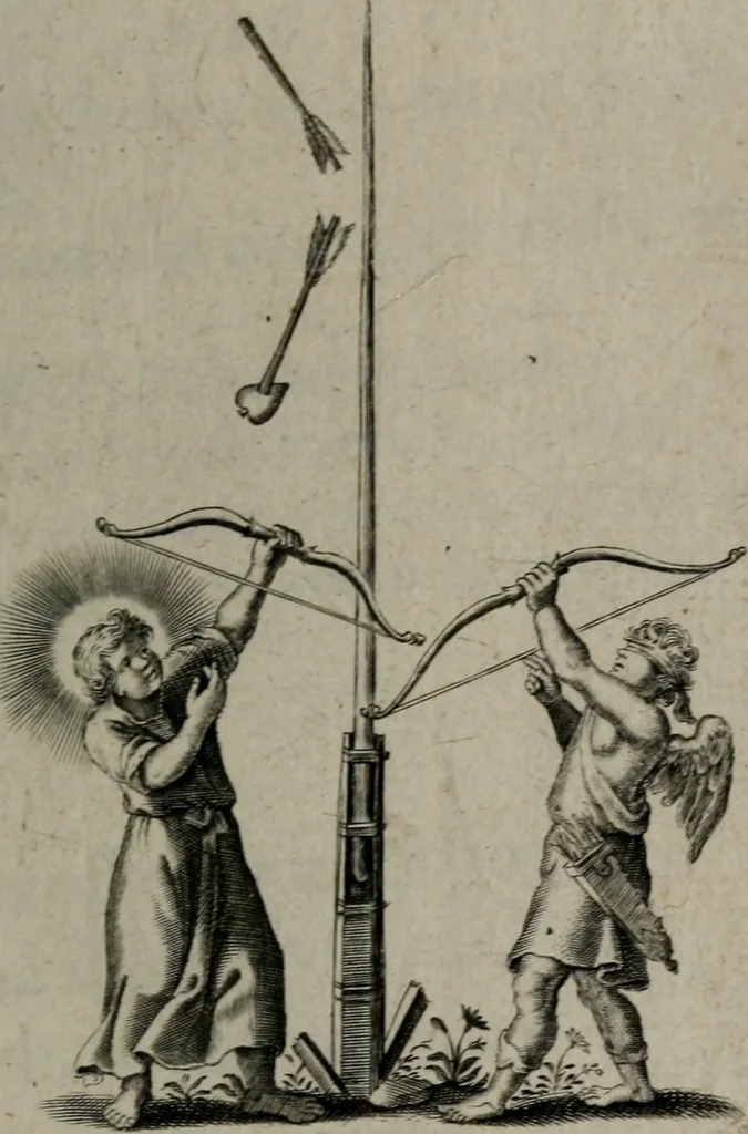 An illustration from Amoris divini et humani antipathia, sive effectus varij, e varijs Sacrae Scripturae locis deprompti, elblematis suis expressi ..., 1629, leaf 48