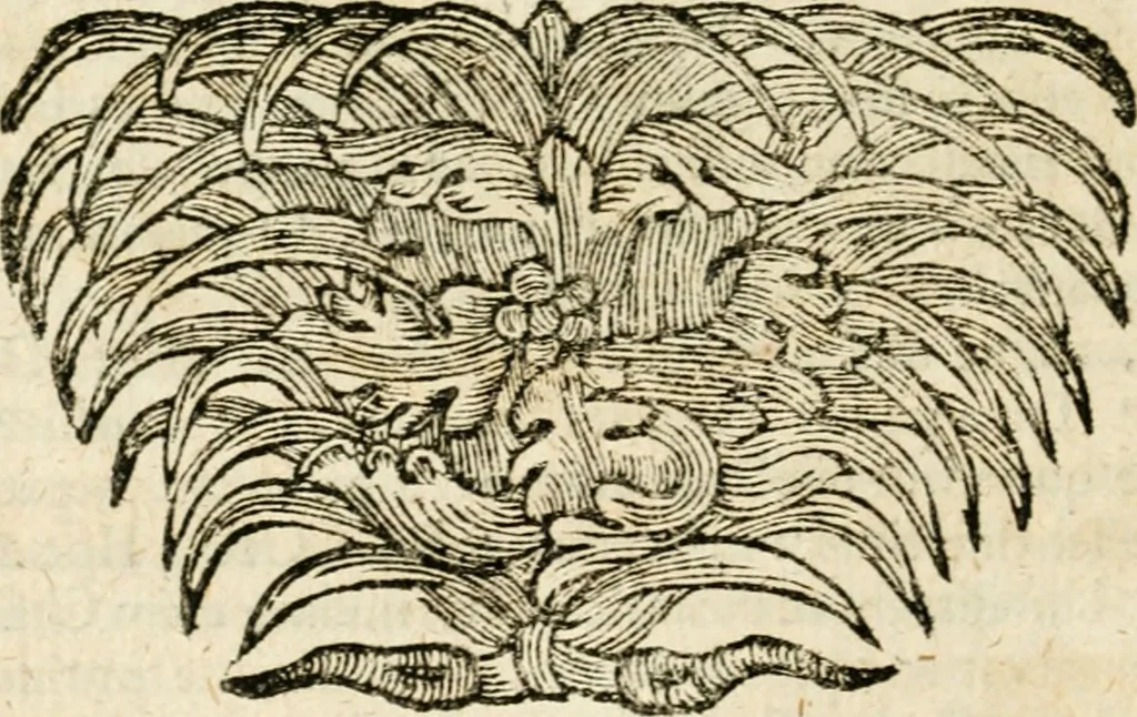 An illustration from Mater amoris et doloris : quam Christus in cruce moriens omnibus ac singulis suis fidelibus in matrem legavit, ecce mater tua : nunc explicata per sacra emblemata, figuras scripturae quàm plurimas, conceptus varios praedicabiles, SS. patrum sententias, raras historias, & pios ad Jesum patientem, ac sanctissimam matrem ejus compatientem affectus : opus omnibus Jesum & Mariam amantibus, praedicantibus, aut meditantibus perutile, com triplici indice considerationum, rerum memorabilium, & concionatorio, formandis per annum concionibus opportuno, 1726, leaf 151