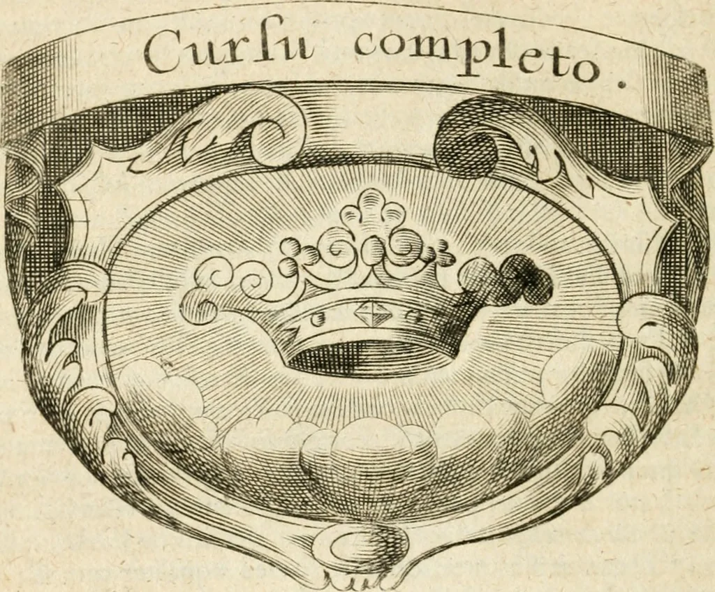 An illustration from Mater amoris et doloris : quam Christus in cruce moriens omnibus ac singulis suis fidelibus in matrem legavit, ecce mater tua : nunc explicata per sacra emblemata, figuras scripturae quàm plurimas, conceptus varios praedicabiles, SS. patrum sententias, raras historias, & pios ad Jesum patientem, ac sanctissimam matrem ejus compatientem affectus : opus omnibus Jesum & Mariam amantibus, praedicantibus, aut meditantibus perutile, com triplici indice considerationum, rerum memorabilium, & concionatorio, formandis per annum concionibus opportuno, 1726, leaf 479