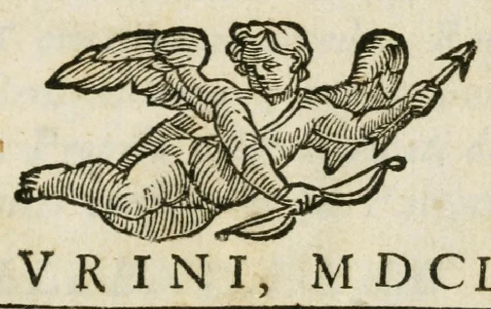 An illustration from Amoris vindicta epithalamivm in foelicissimas nuptias illustrissorum & excellentissimorum dd. d. Caroli-Emanvelis de Simiana, Liburni marchionis, Sanctorum Mauritij & Lazari, magnae crucis equitis pro regia sabavdiae celsitvdine equitum, peditumque chiliarchi, &c. et d. Ioannae-Mariae Grimaldae, excellentissimi d. Monoeci principis filiae, 1659, leaf 3