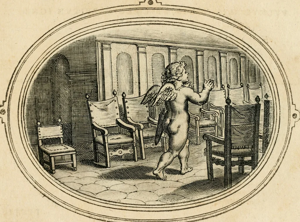 An illustration from Amorum emblemata, figuris aeneis incisa, 1608, leaf 114