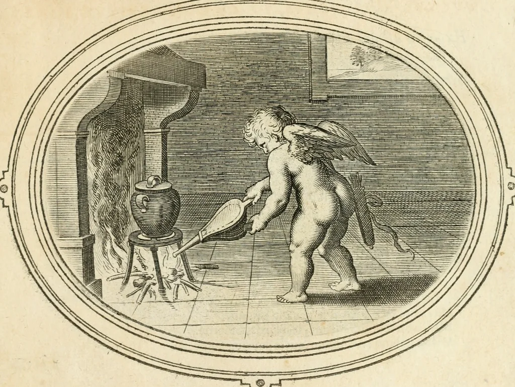 An illustration from Amorum emblemata, figuris aeneis incisa, 1608, leaf 116