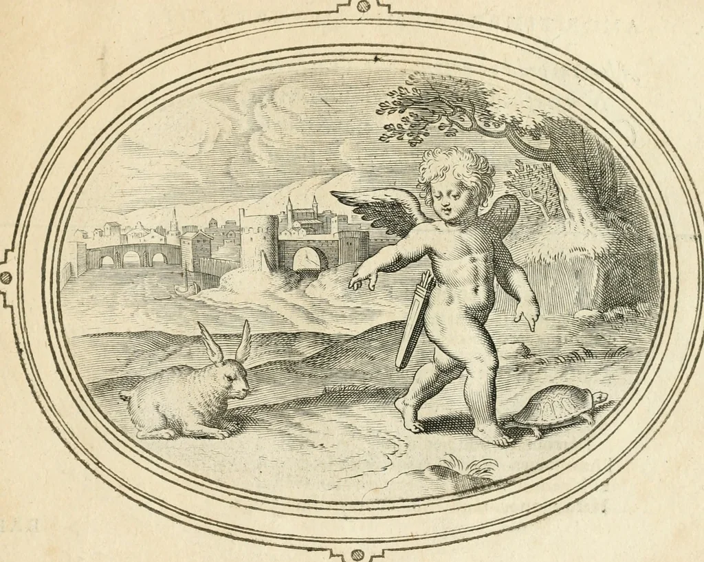 An illustration from Amorum emblemata, figuris aeneis incisa, 1608, leaf 118