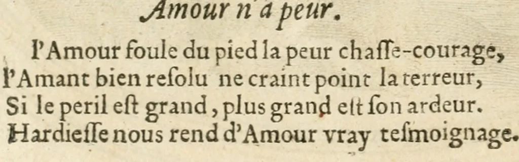 An illustration from Amorum emblemata, figuris aeneis incisa, 1608, leaf 119