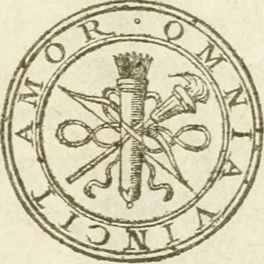 An illustration from Amorum emblemata, figuris aeneis incisa, 1608, leaf 12