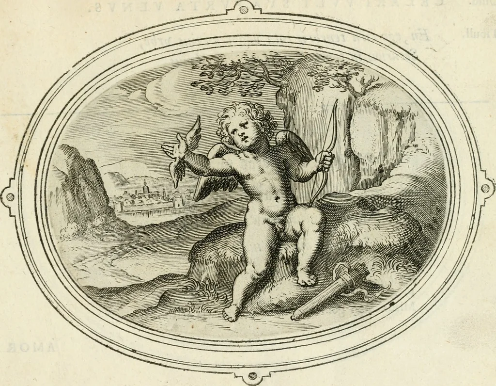 An illustration from Amorum emblemata, figuris aeneis incisa, 1608, leaf 130