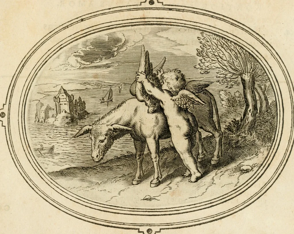 An illustration from Amorum emblemata, figuris aeneis incisa, 1608, leaf 134