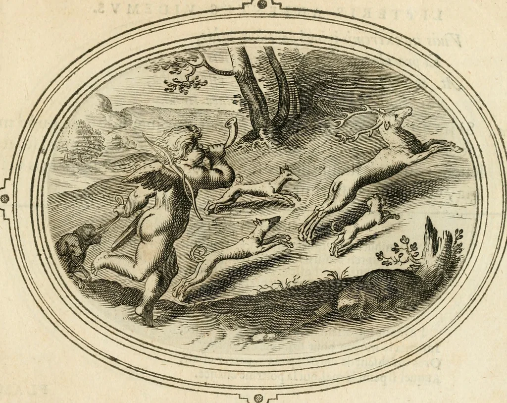 An illustration from Amorum emblemata, figuris aeneis incisa, 1608, leaf 150