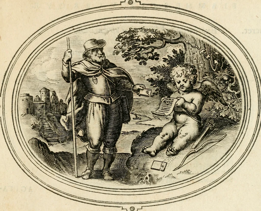 An illustration from Amorum emblemata, figuris aeneis incisa, 1608, leaf 152
