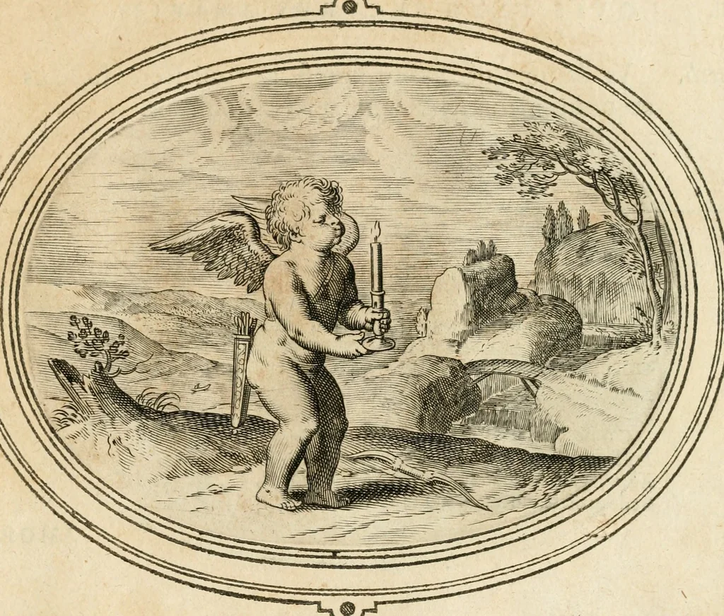 An illustration from Amorum emblemata, figuris aeneis incisa, 1608, leaf 156