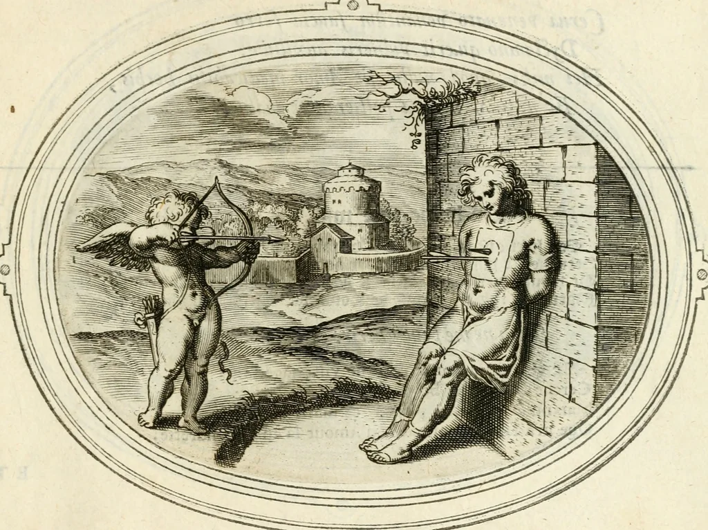 An illustration from Amorum emblemata, figuris aeneis incisa, 1608, leaf 172